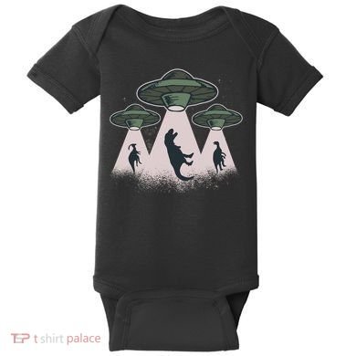 UFO Dinos Baby Bodysuit