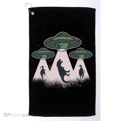 UFO Dinos Golf Towel
