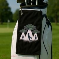 UFO Dinos Golf Towel thumb 2
