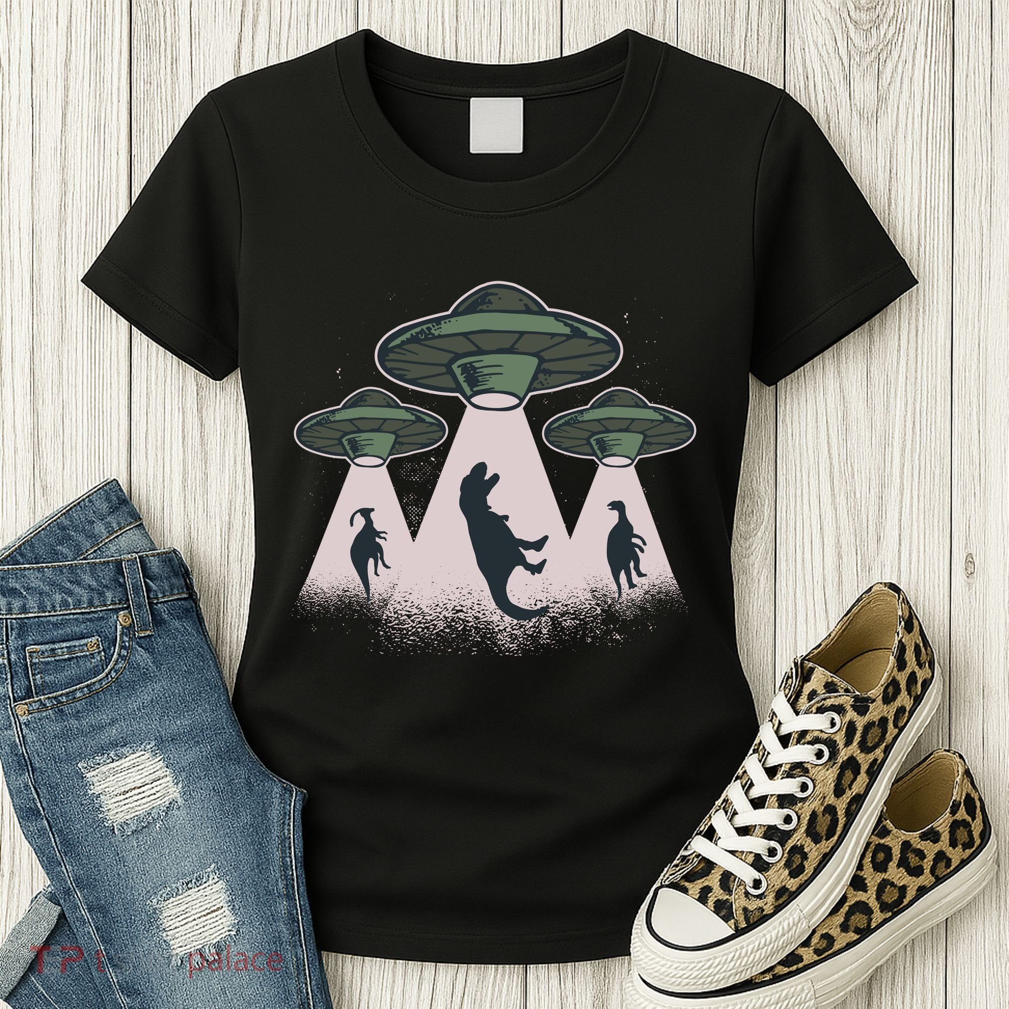 UFO Dinos Women's T-Shirt