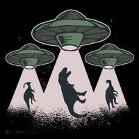 UFO Dinos Women's T-Shirt thumb 6