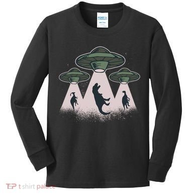 UFO Dinos Kids Long Sleeve Shirt