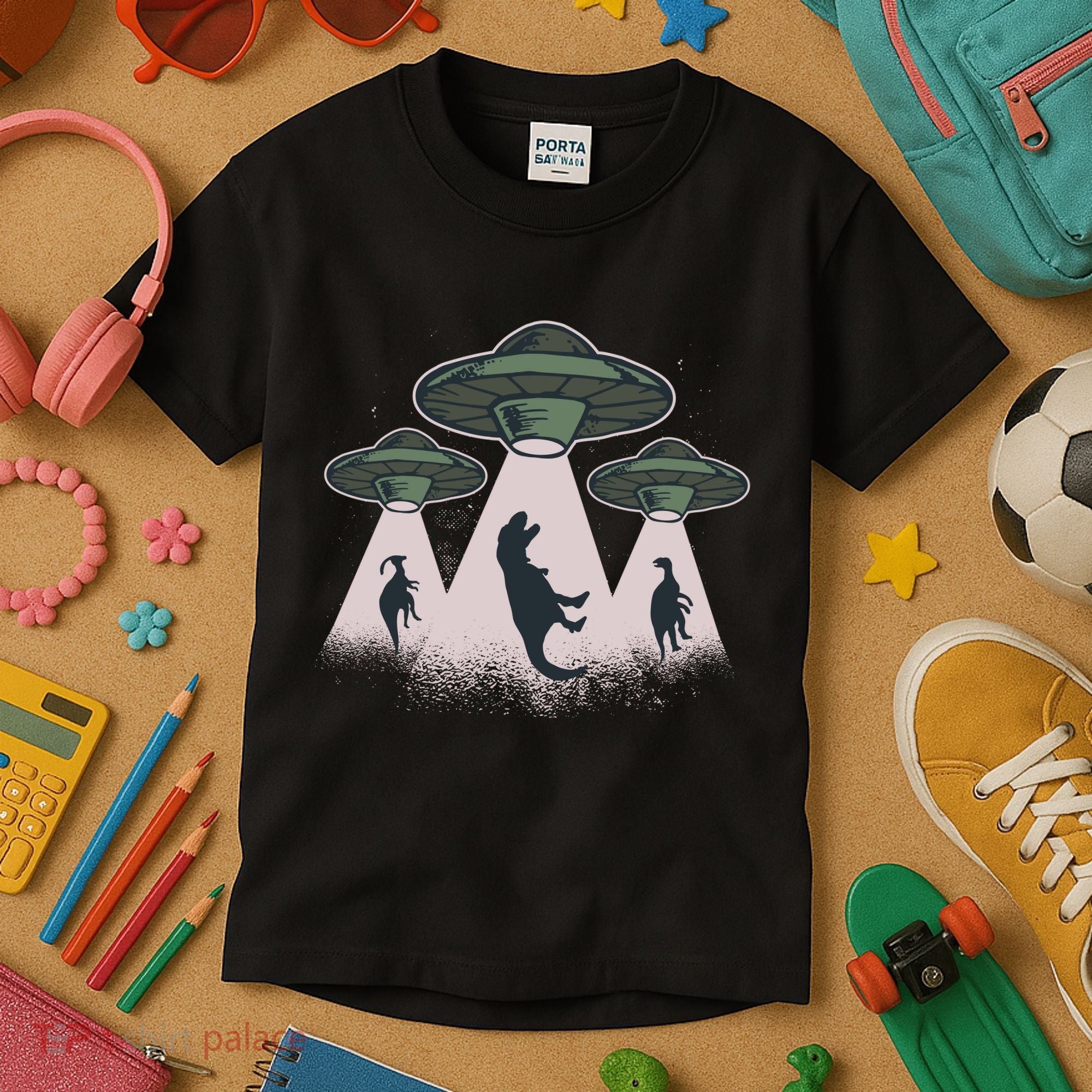 UFO Dinos Kids T-Shirt