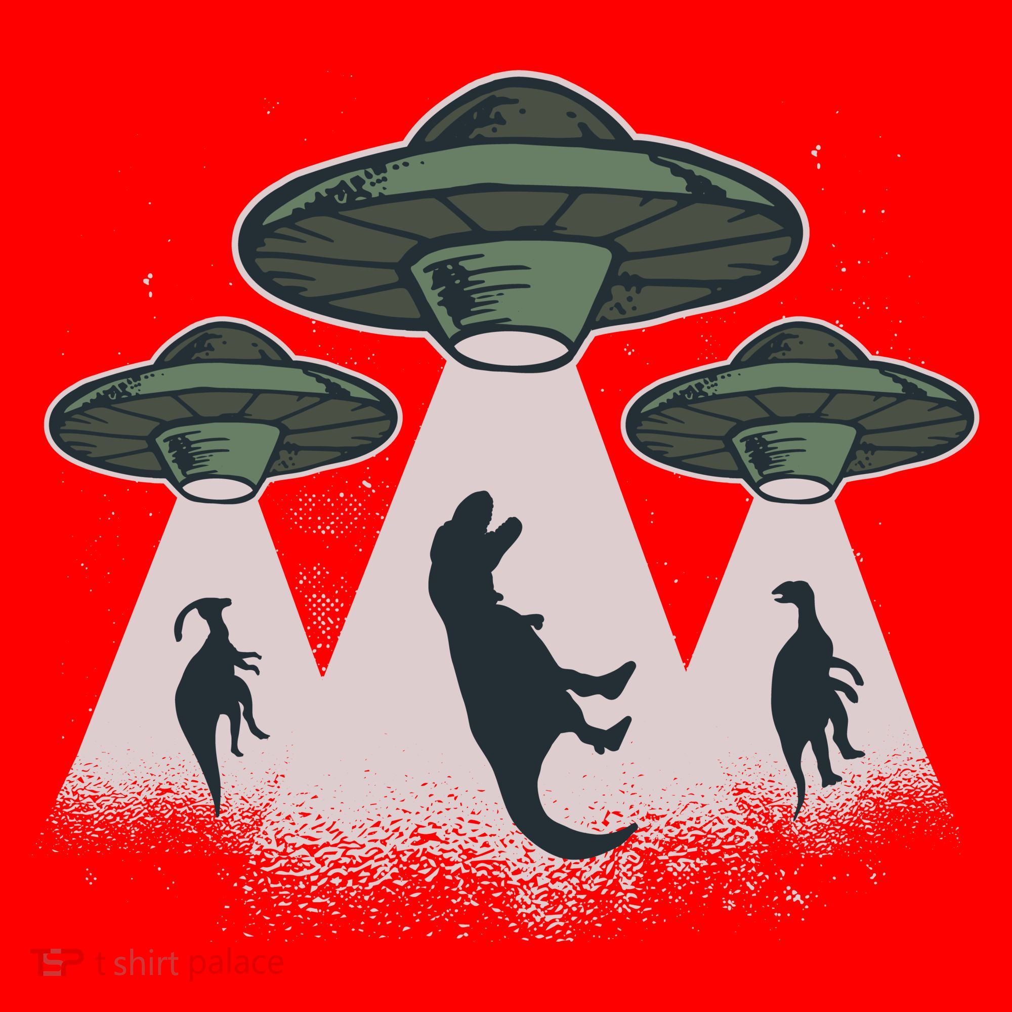 UFO Dinos Santa Hat
