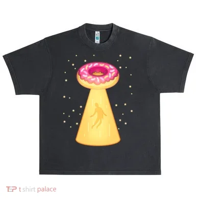 UFO Donuts Urban Oversized Heavyweight T-Shirt