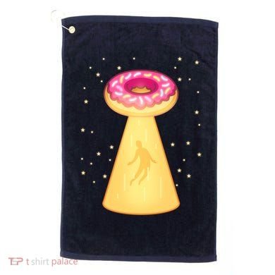 UFO Donuts Golf Towel