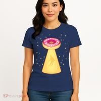 UFO Donuts Women's T-Shirt thumb 4