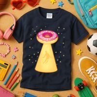 UFO Donuts Kids T-Shirt thumb 3