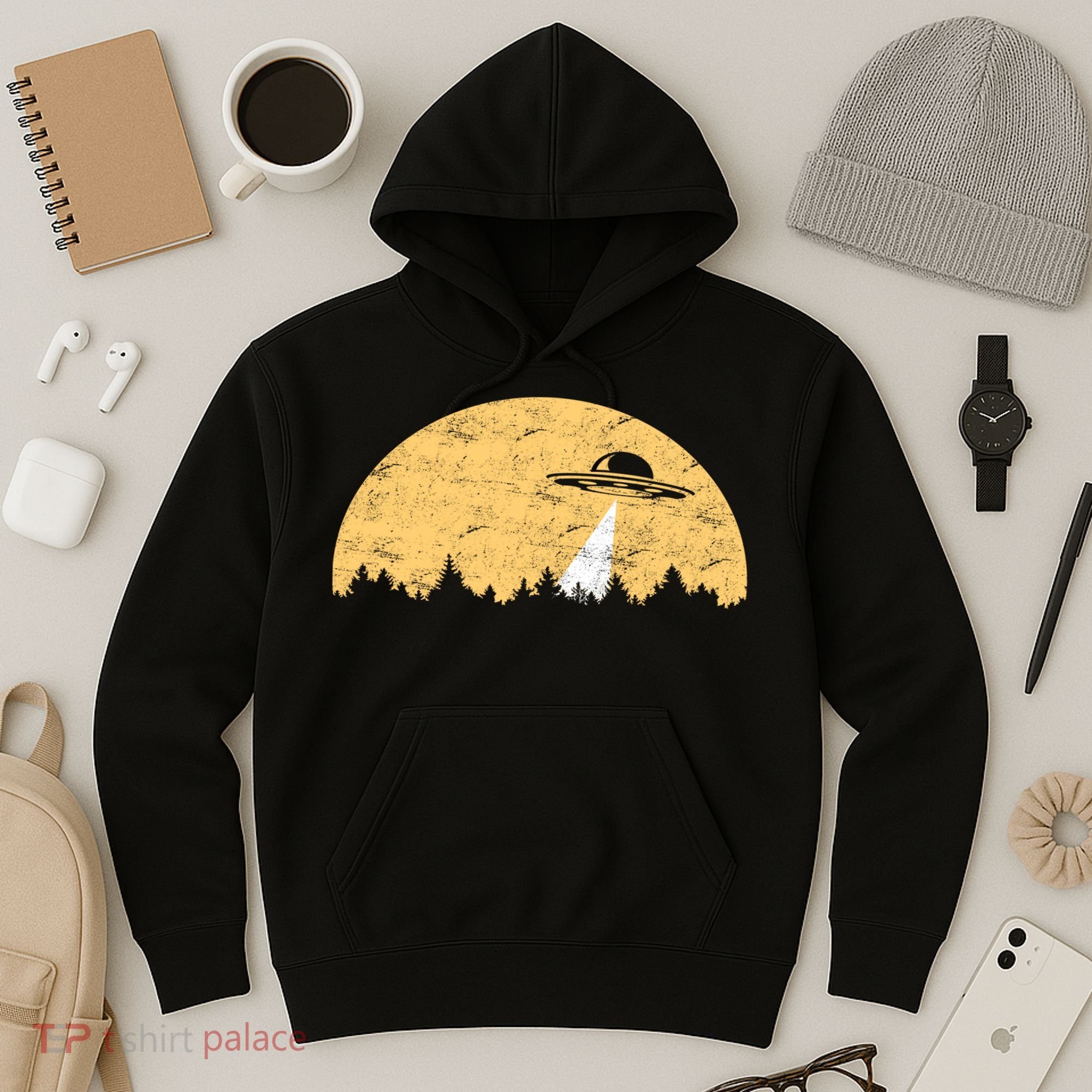 UFO Moon Wilderness Hoodie