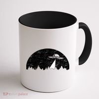 UFO Moon Wilderness Coffee Mug thumb 1