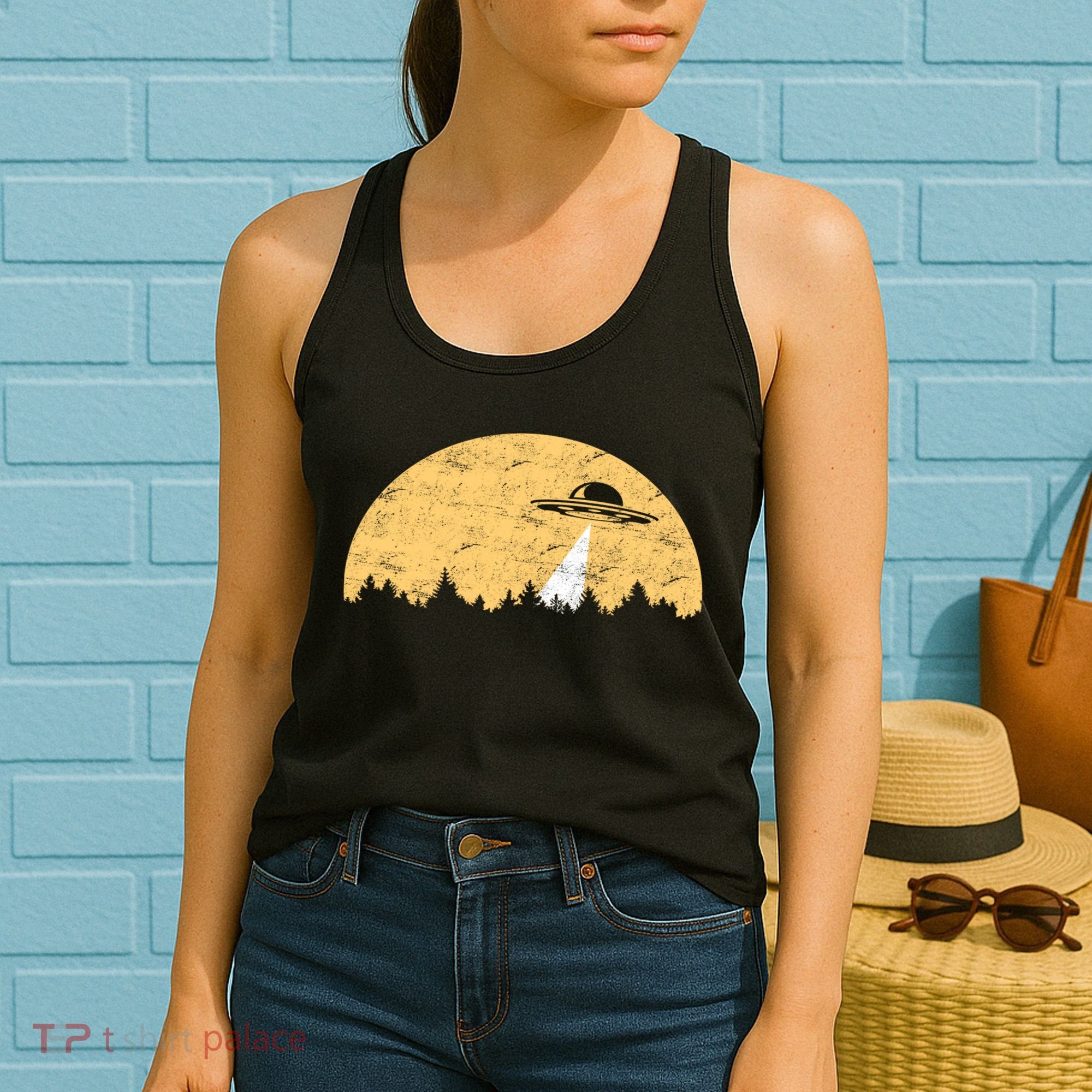UFO Moon Wilderness Women's Tank Top