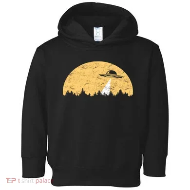 UFO Moon Wilderness Toddler Hoodie