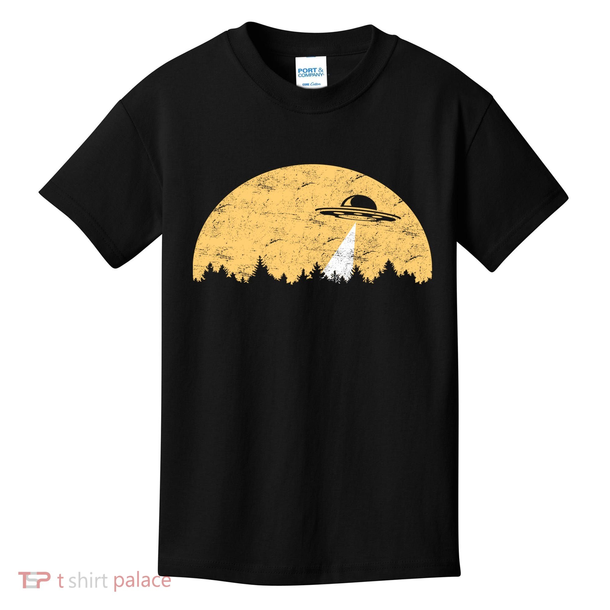 UFO Moon Wilderness Kids T-Shirt