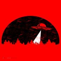 UFO Moon Wilderness Santa Hat thumb 1