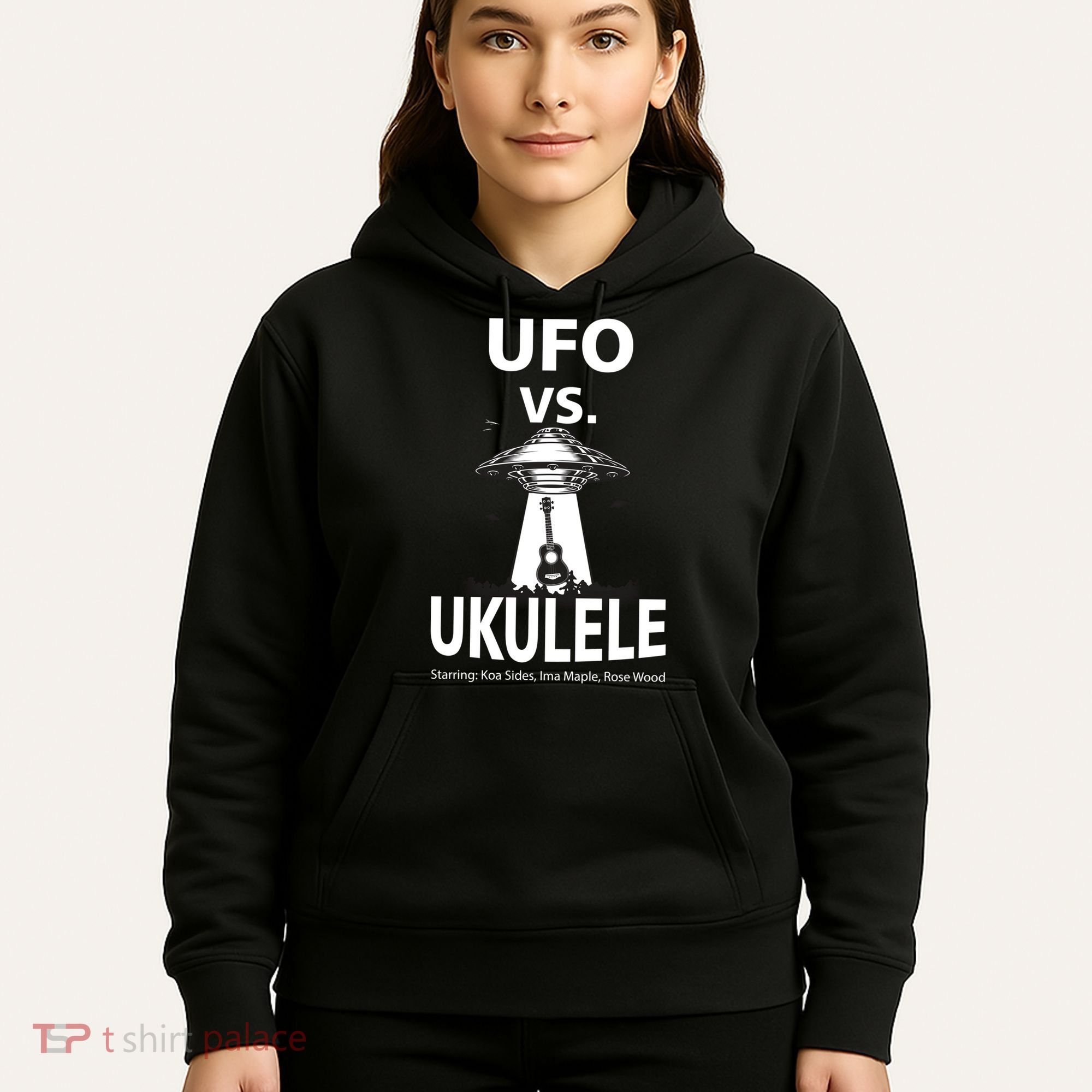 UFO Vs Ukulele Hoodie