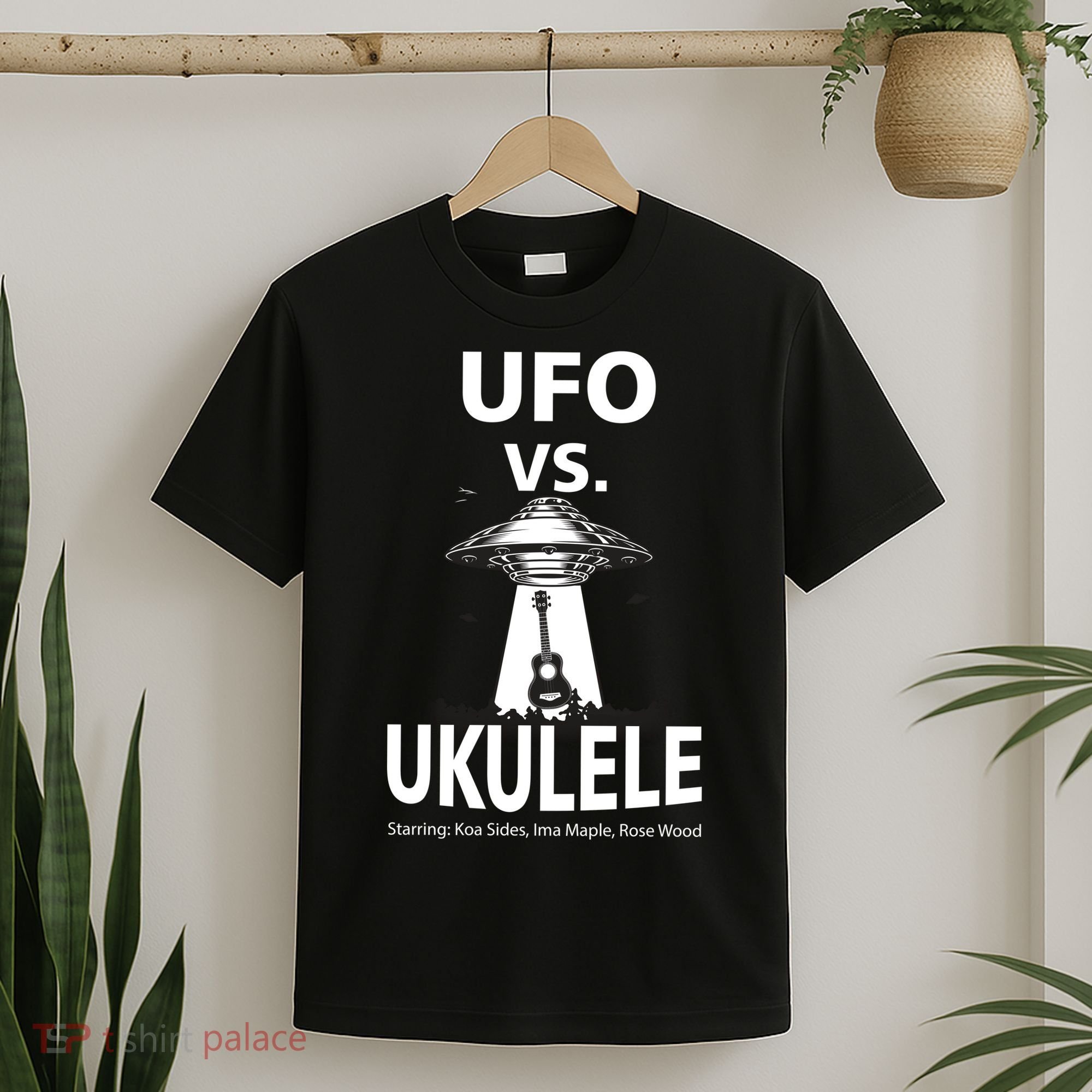 UFO Vs Ukulele T-Shirt