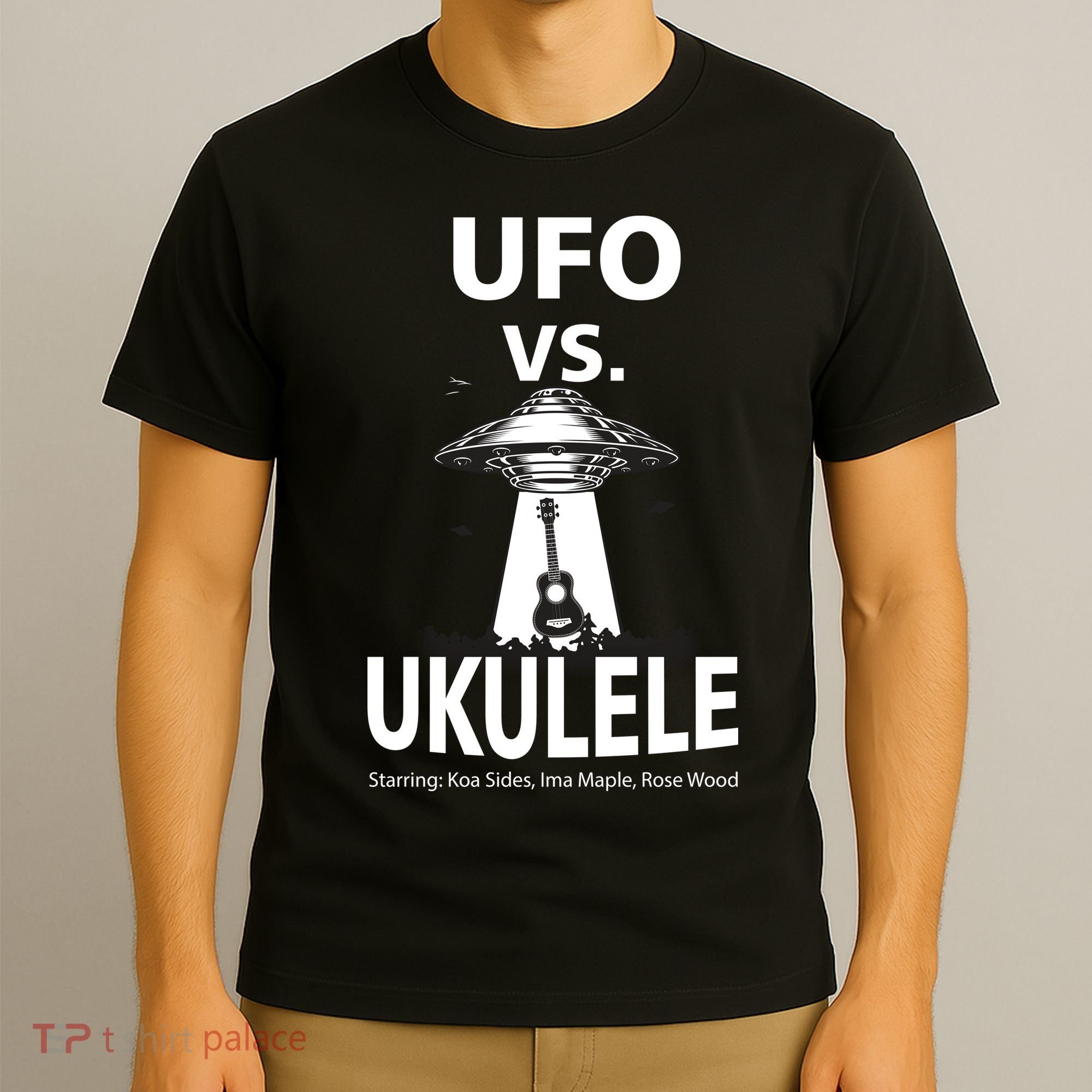 UFO Vs Ukulele T-Shirt