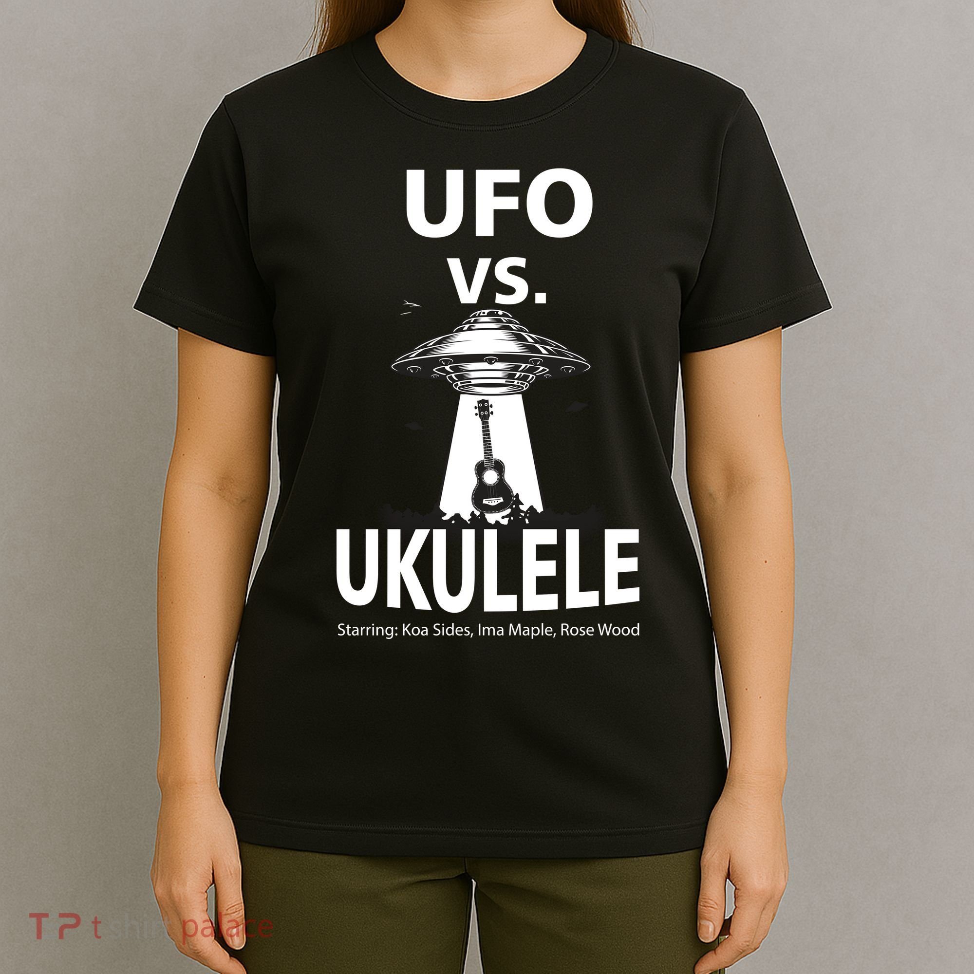 UFO Vs Ukulele T-Shirt