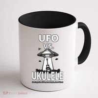 UFO Vs Ukulele Coffee Mug thumb 1