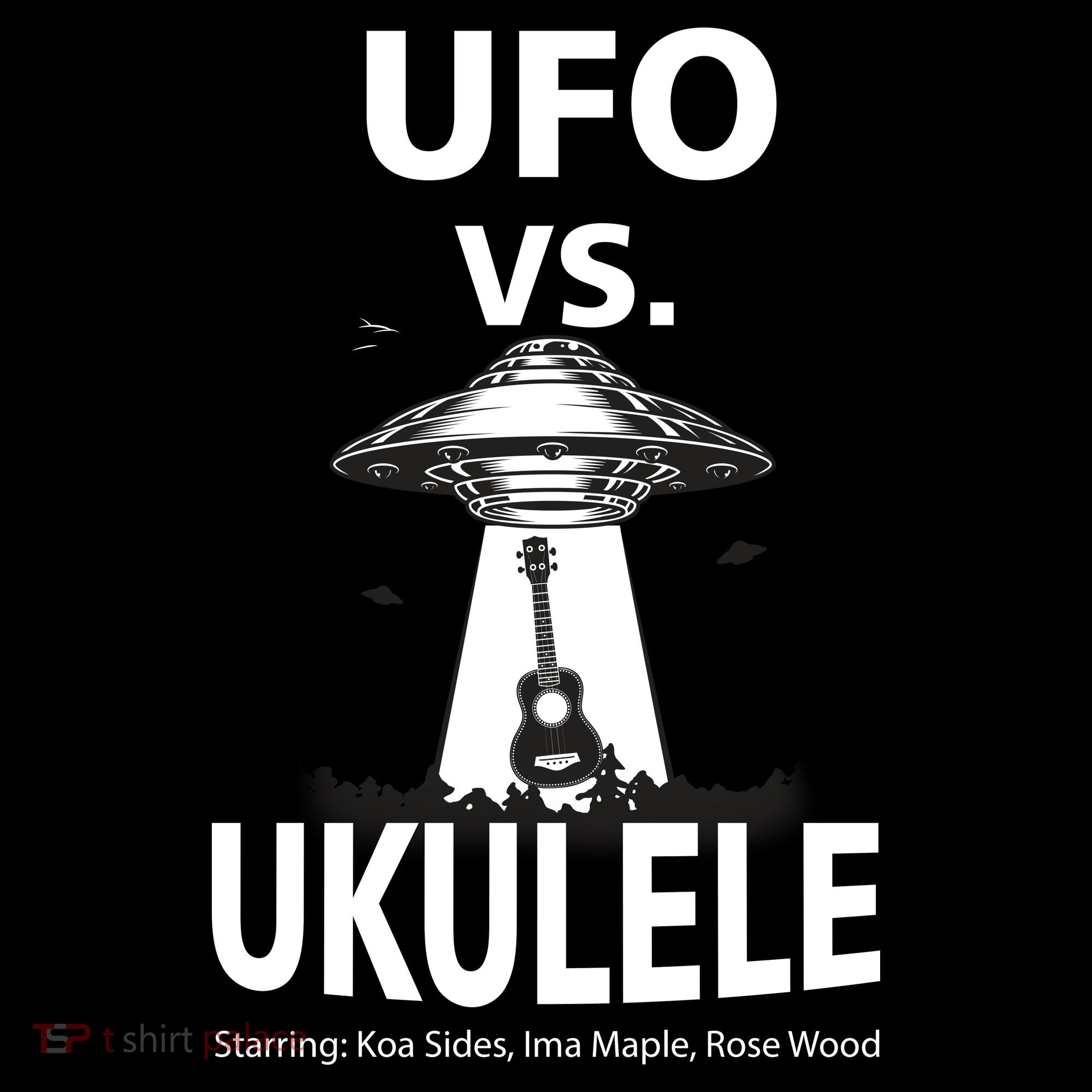 UFO Vs Ukulele Women's Hoodie