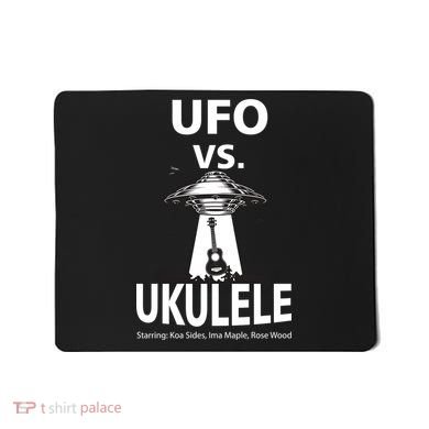 UFO Vs Ukulele Mousepad