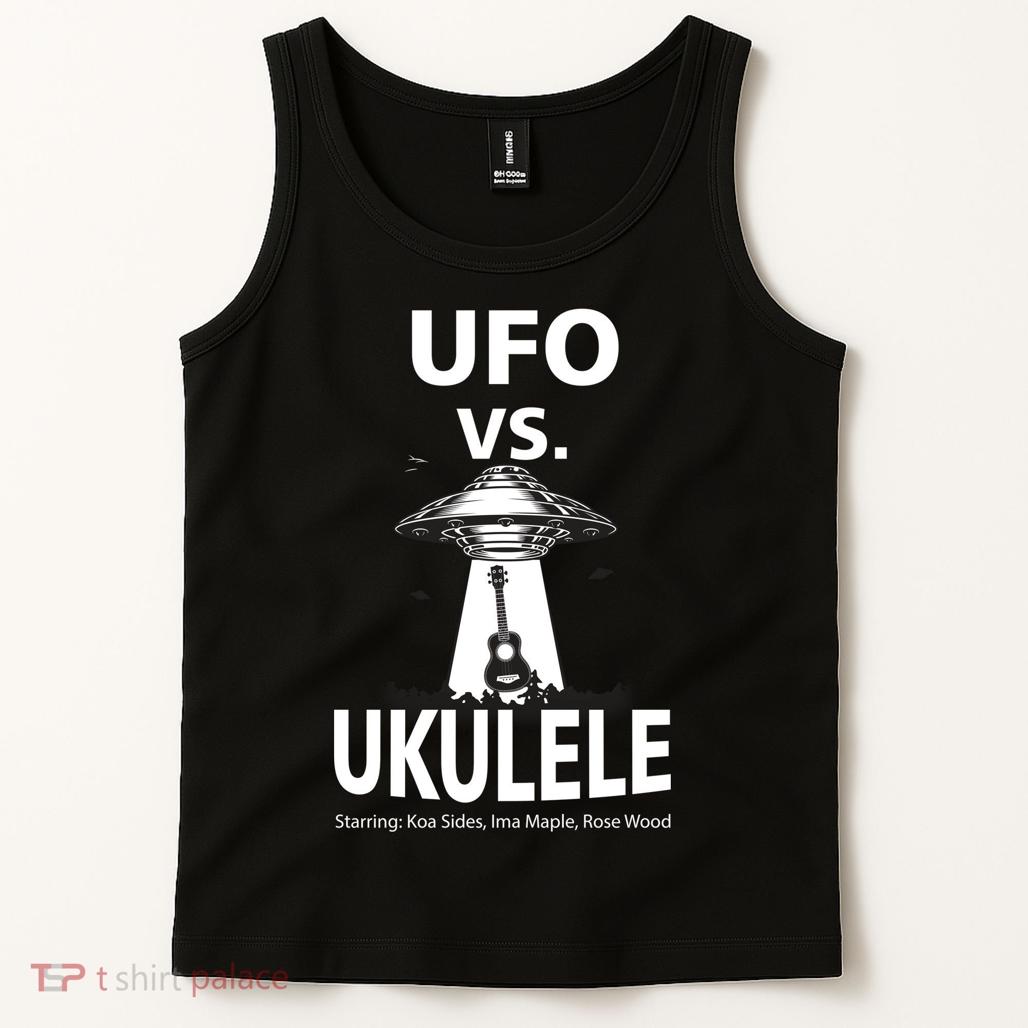 UFO Vs Ukulele Tank Top