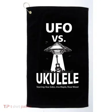 UFO Vs Ukulele Golf Towel