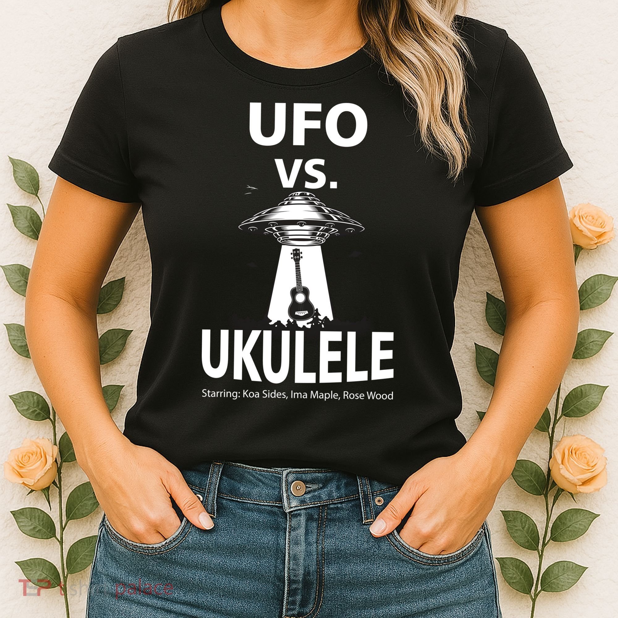 UFO Vs Ukulele Women's T-Shirt