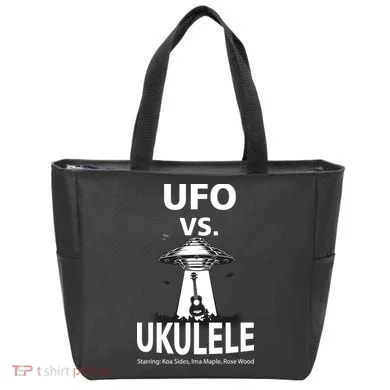 UFO Vs Ukulele Tote Bag