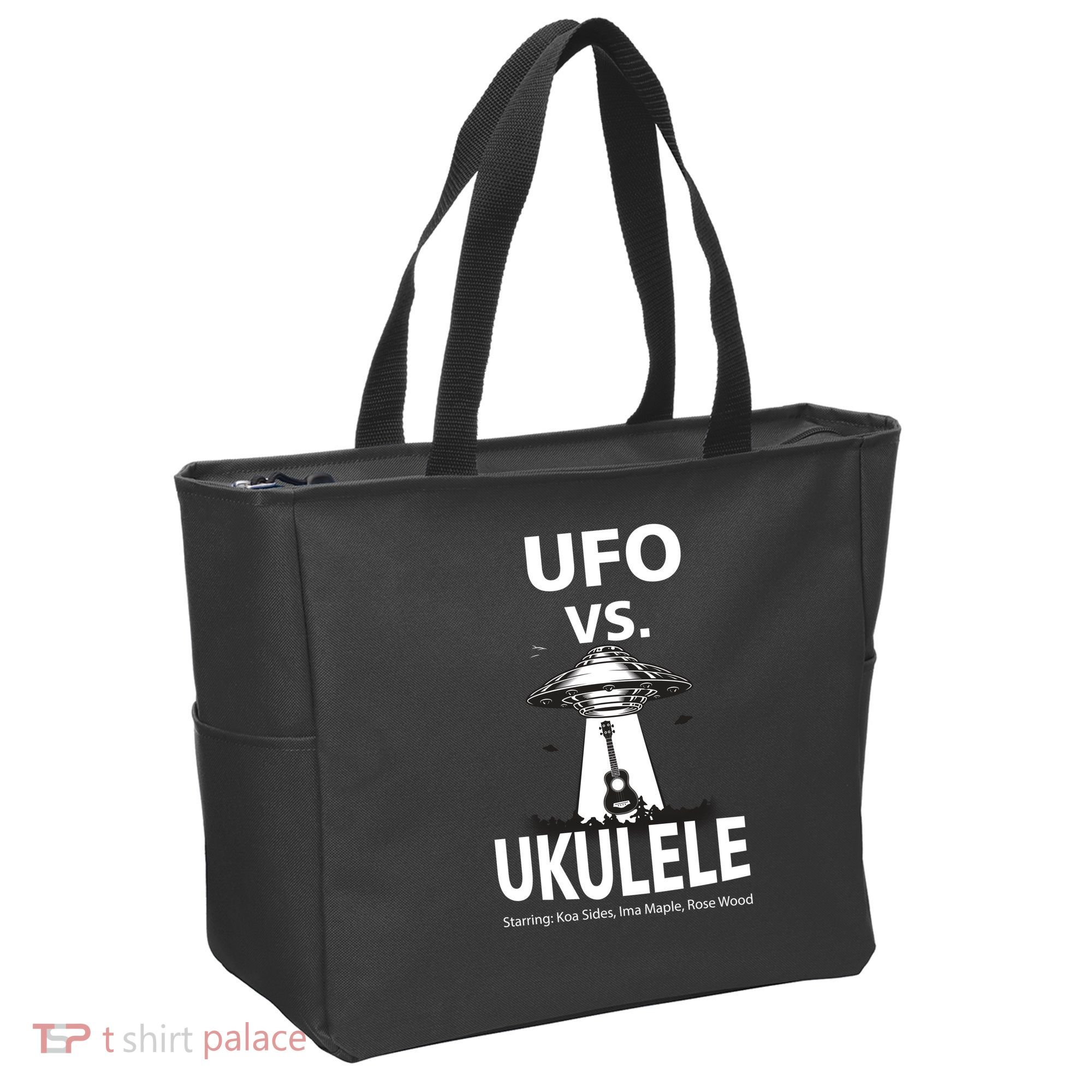 UFO Vs Ukulele Tote Bag