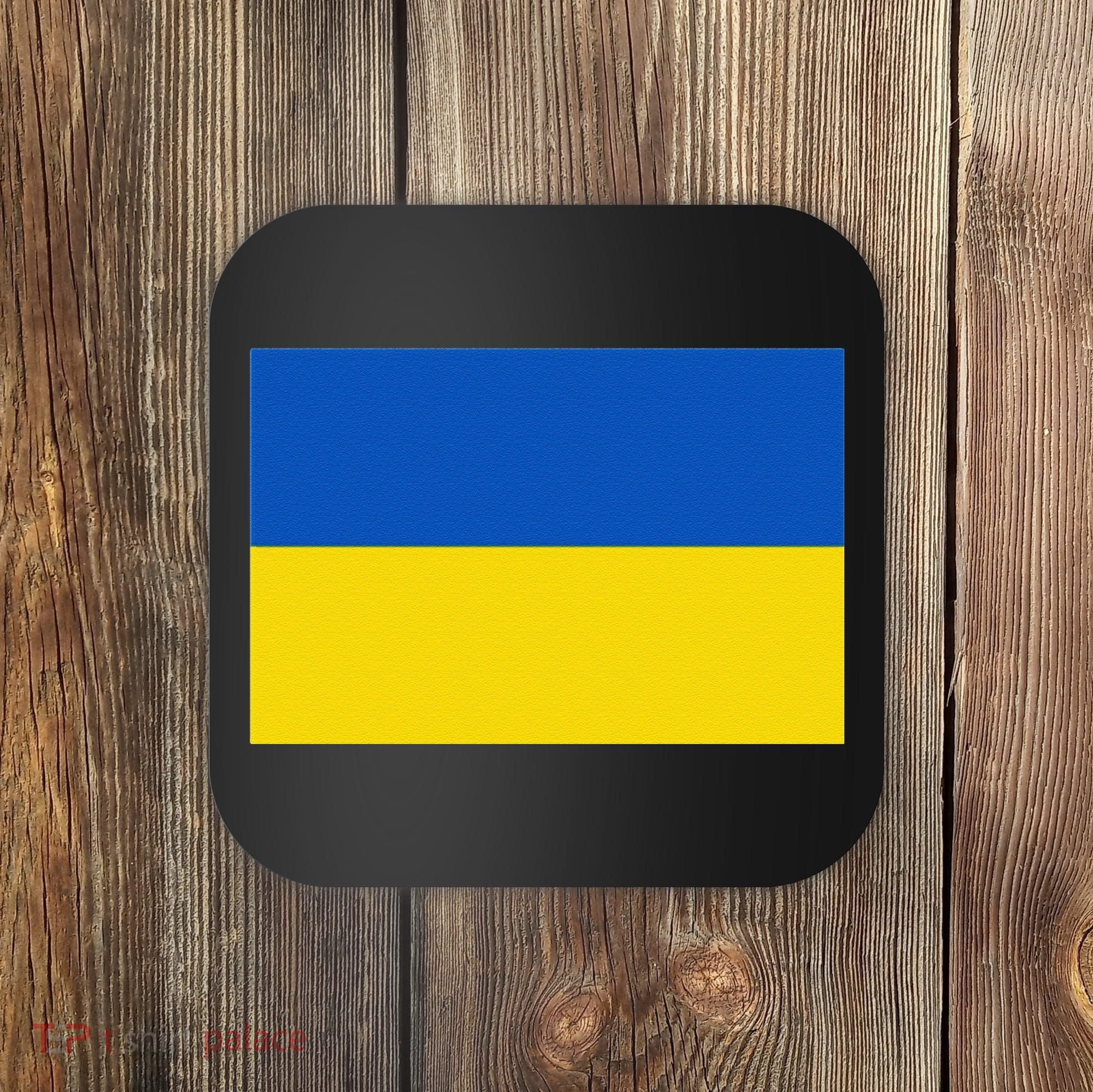 Ukrainian Flag Of Ukraine Sweat Coaster