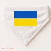 Ukrainian Flag Of Ukraine Sweat USA-Made Doggie Bandana thumb 0