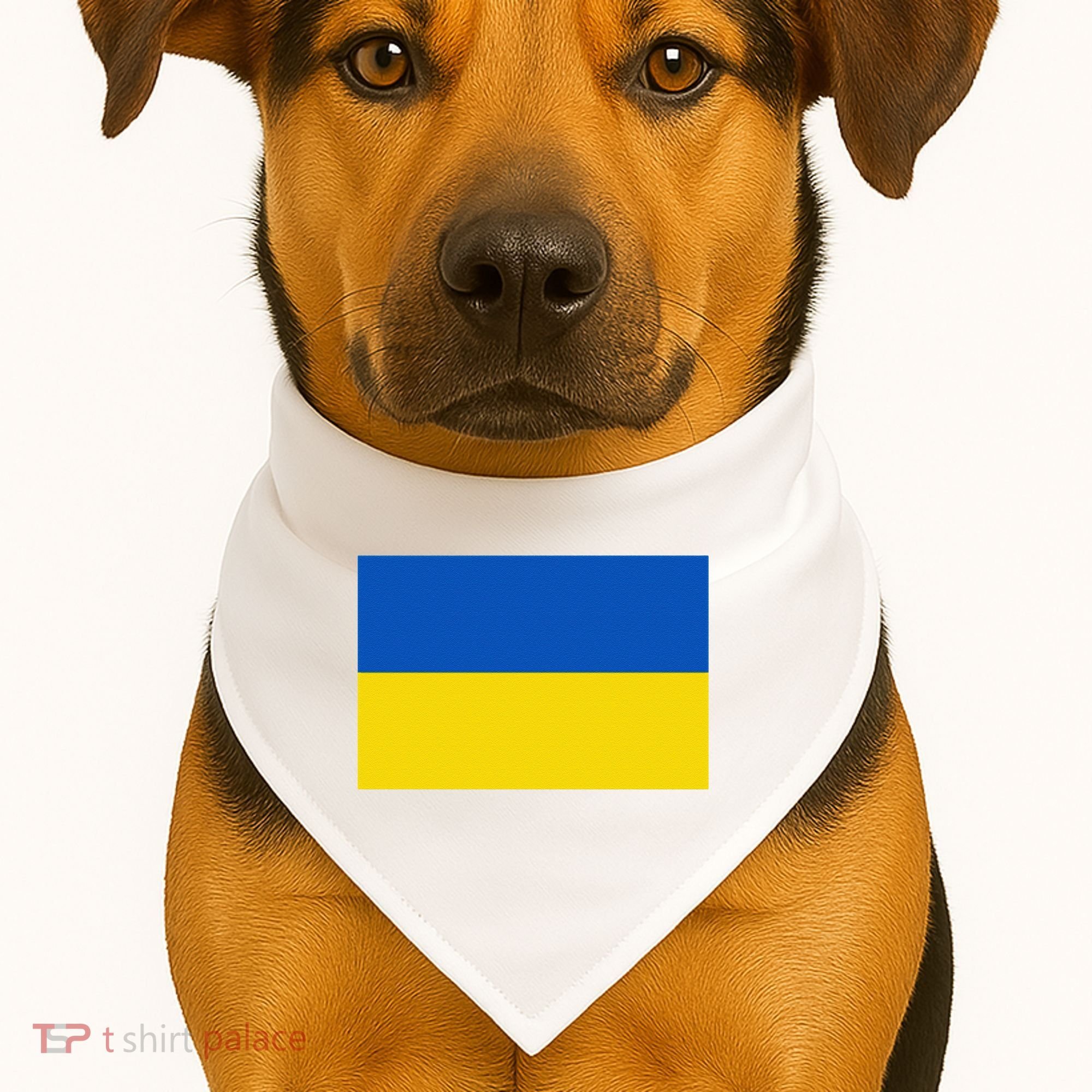 Ukrainian Flag Of Ukraine Sweat USA-Made Doggie Bandana
