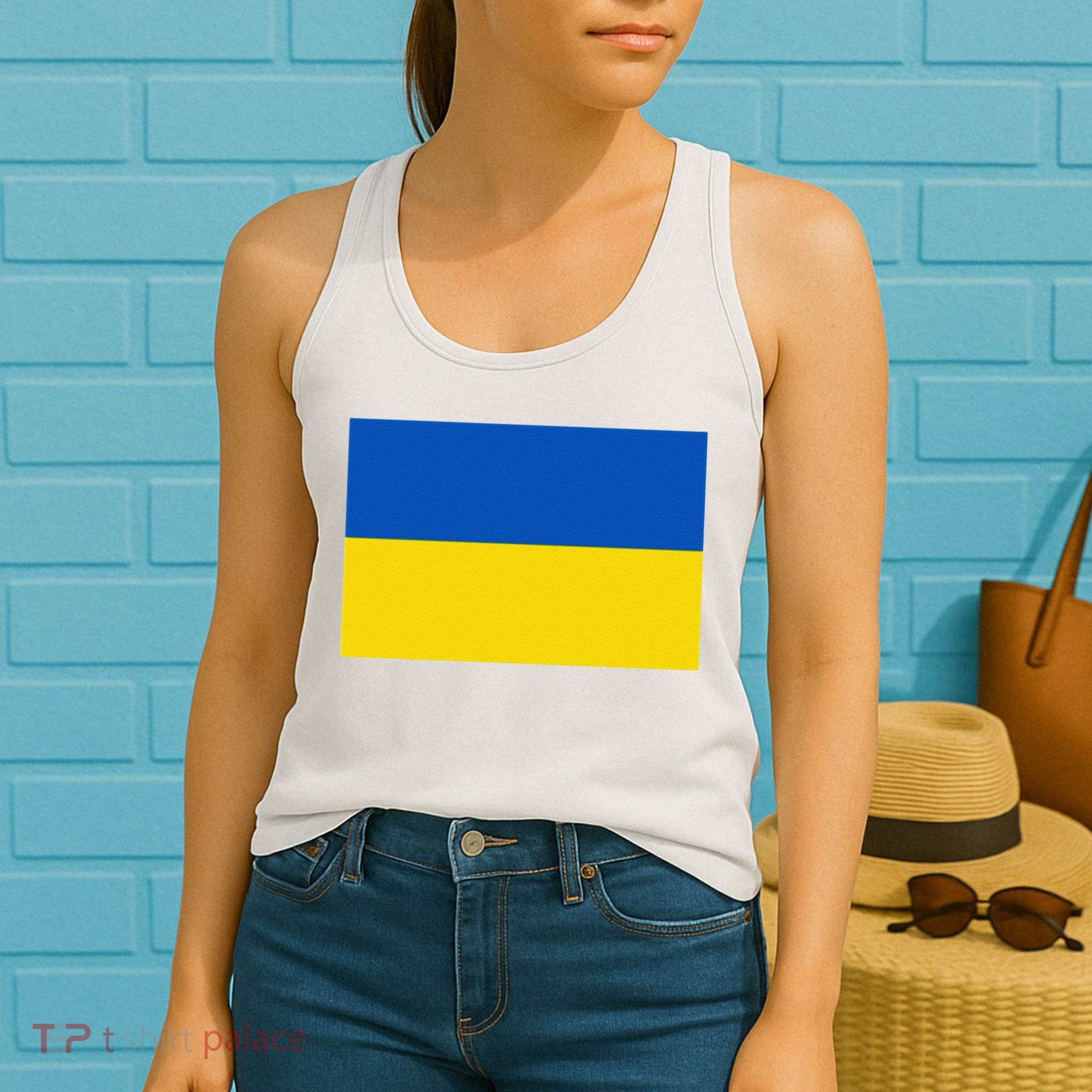 Ukrainian Flag Of Ukraine Sweat Women's Tank Top