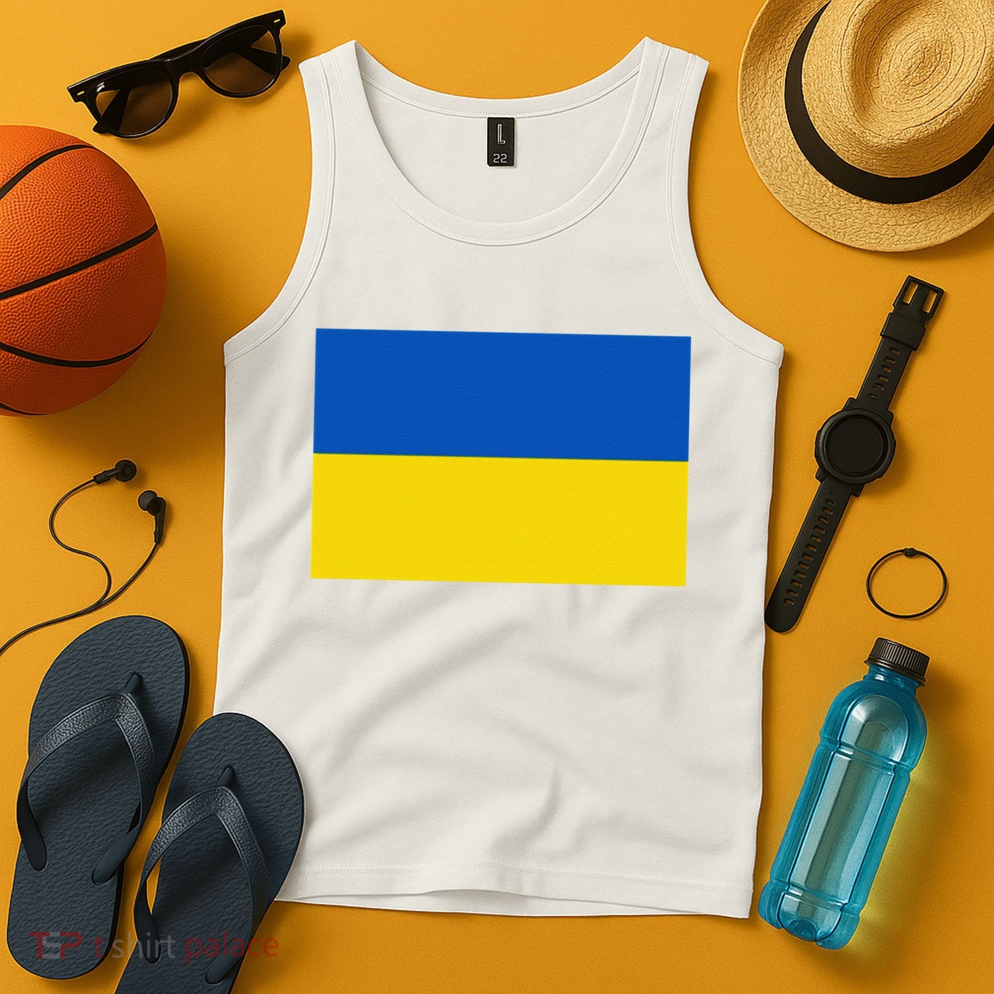 Ukrainian Flag Of Ukraine Sweat Tank Top