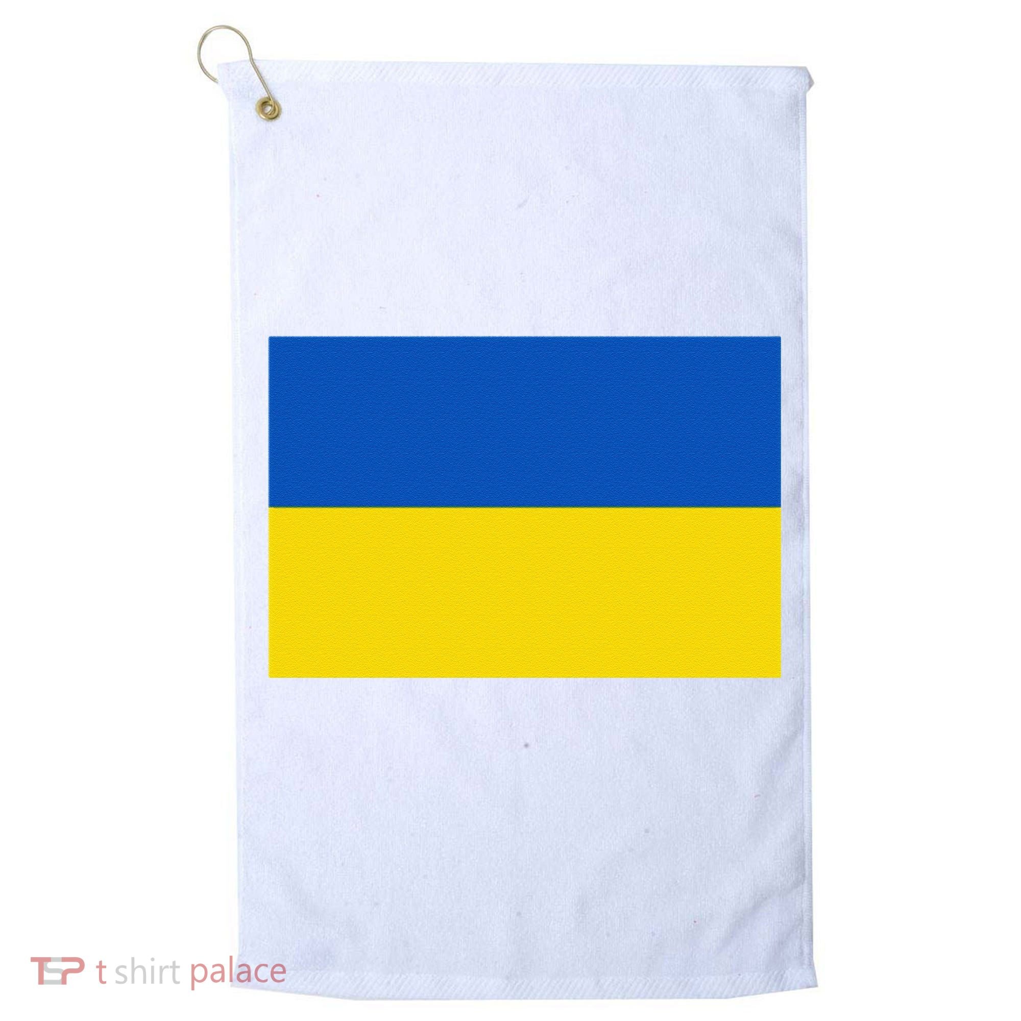 Ukrainian Flag Of Ukraine Sweat Golf Towel