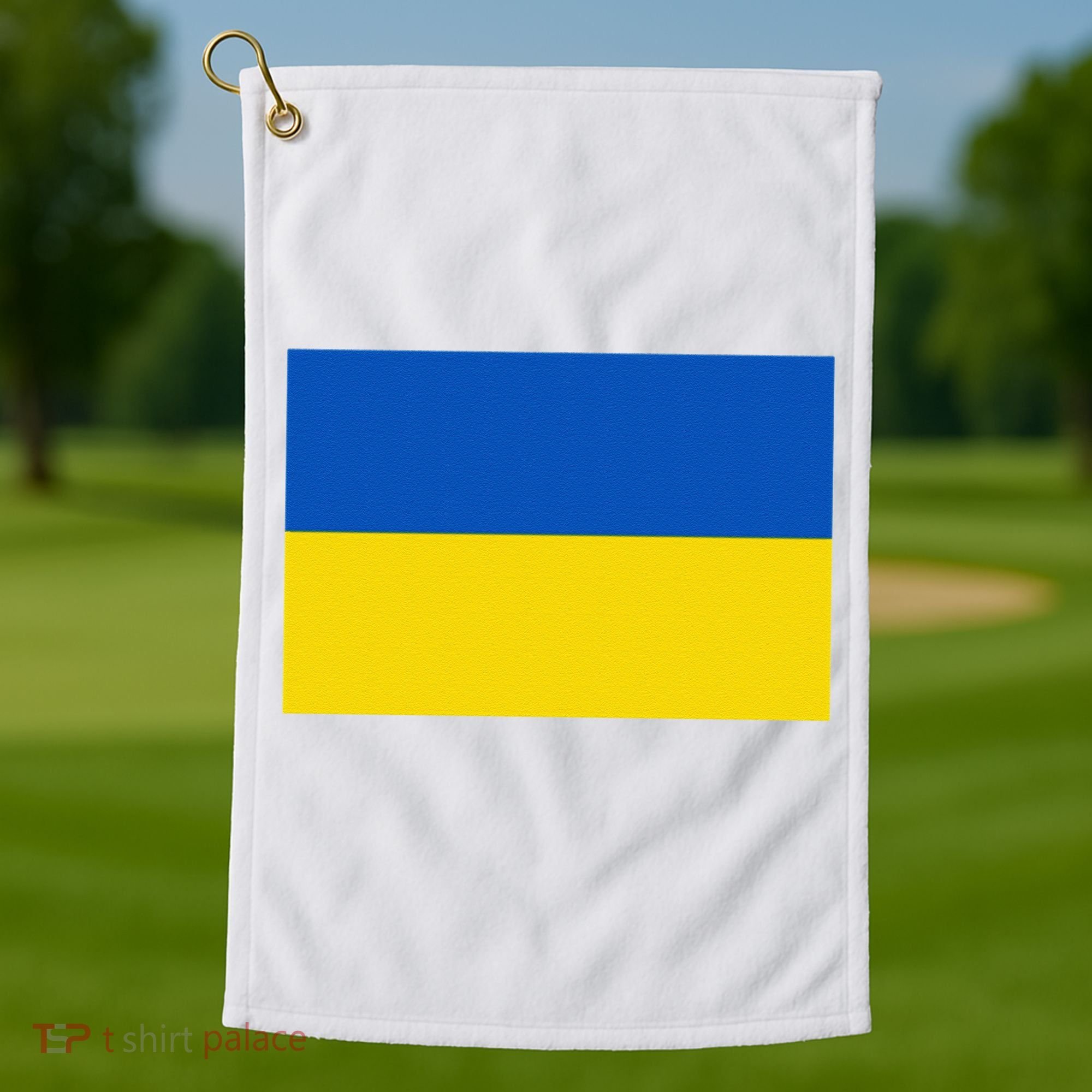 Ukrainian Flag Of Ukraine Sweat Golf Towel