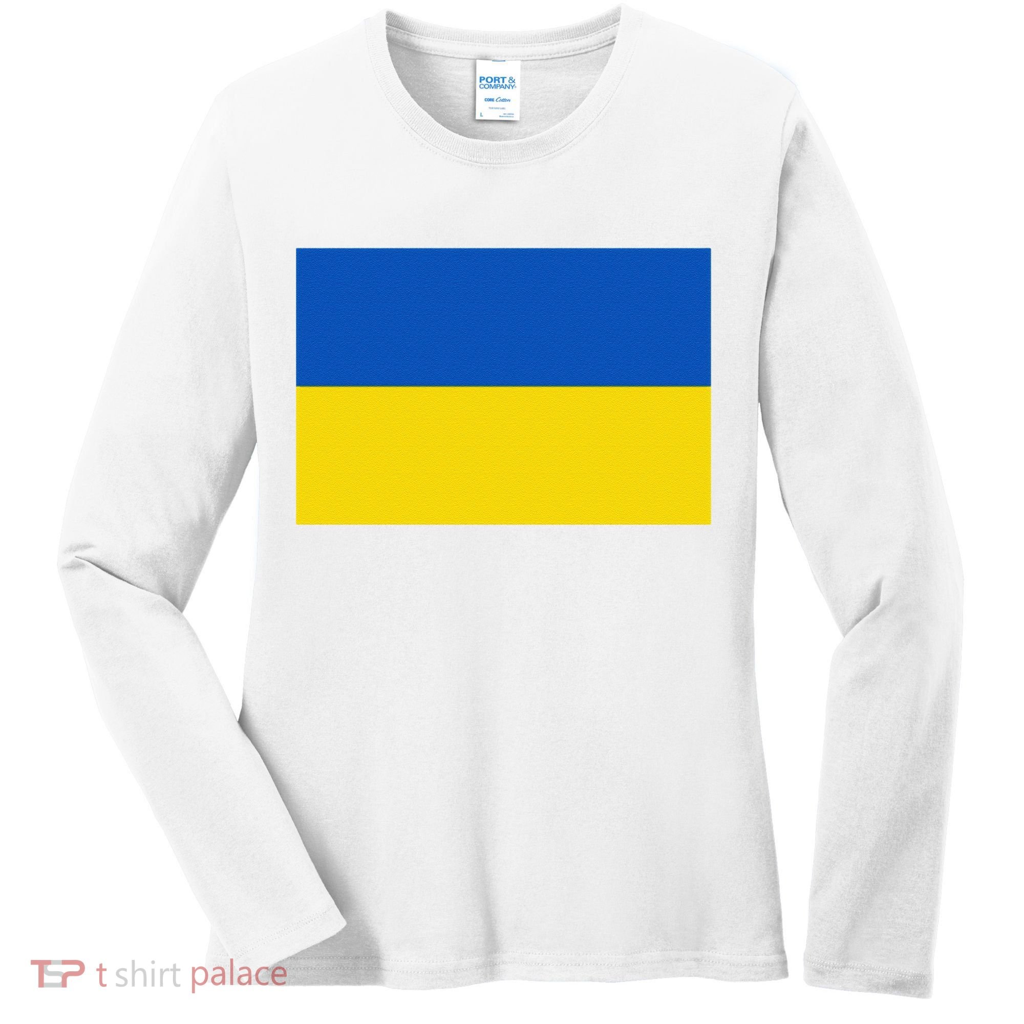 Ukrainian Flag Of Ukraine Sweat Women's Long Sleeve Shirt