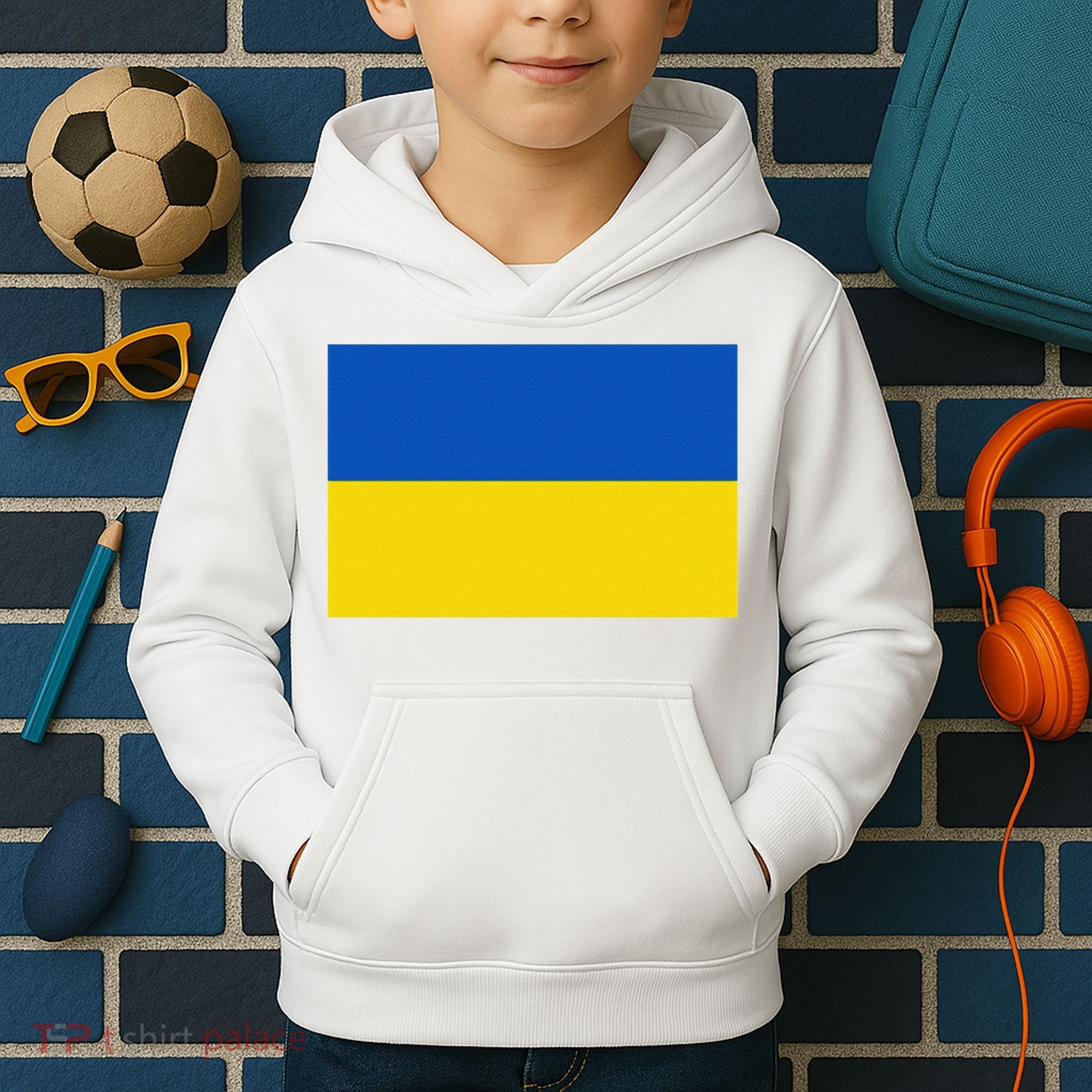 Ukrainian Flag Of Ukraine Sweat Kids Hoodie