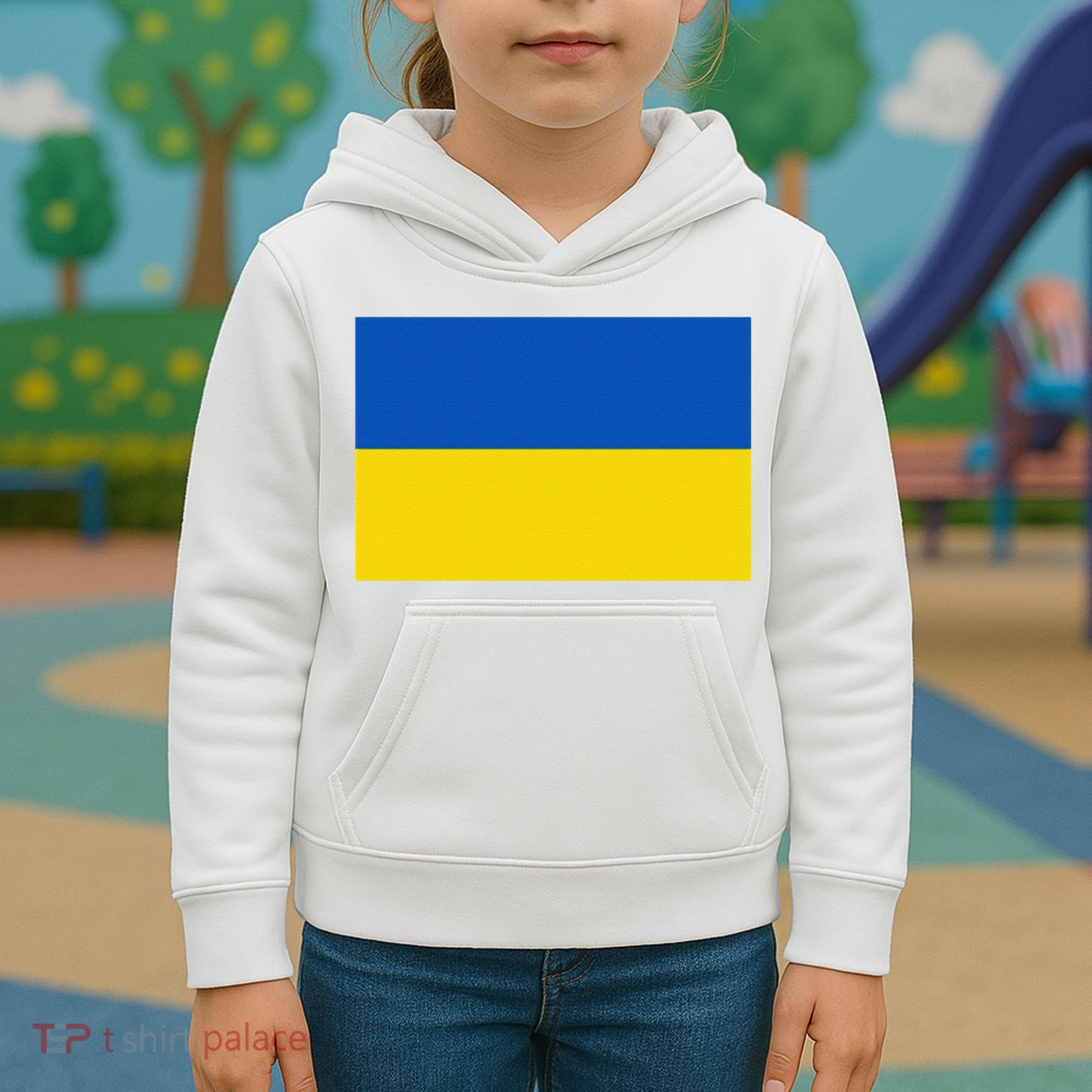 Ukrainian Flag Of Ukraine Sweat Kids Hoodie