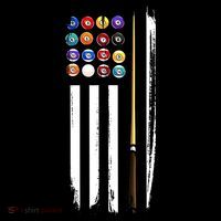 Usa Flag Pool Player Cute Cues Stick Best Gift For Player Coffee Mug thumb 5