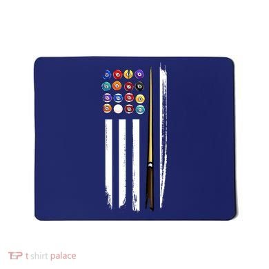 Usa Flag Pool Player Cute Cues Stick Best Gift For Player Mousepad
