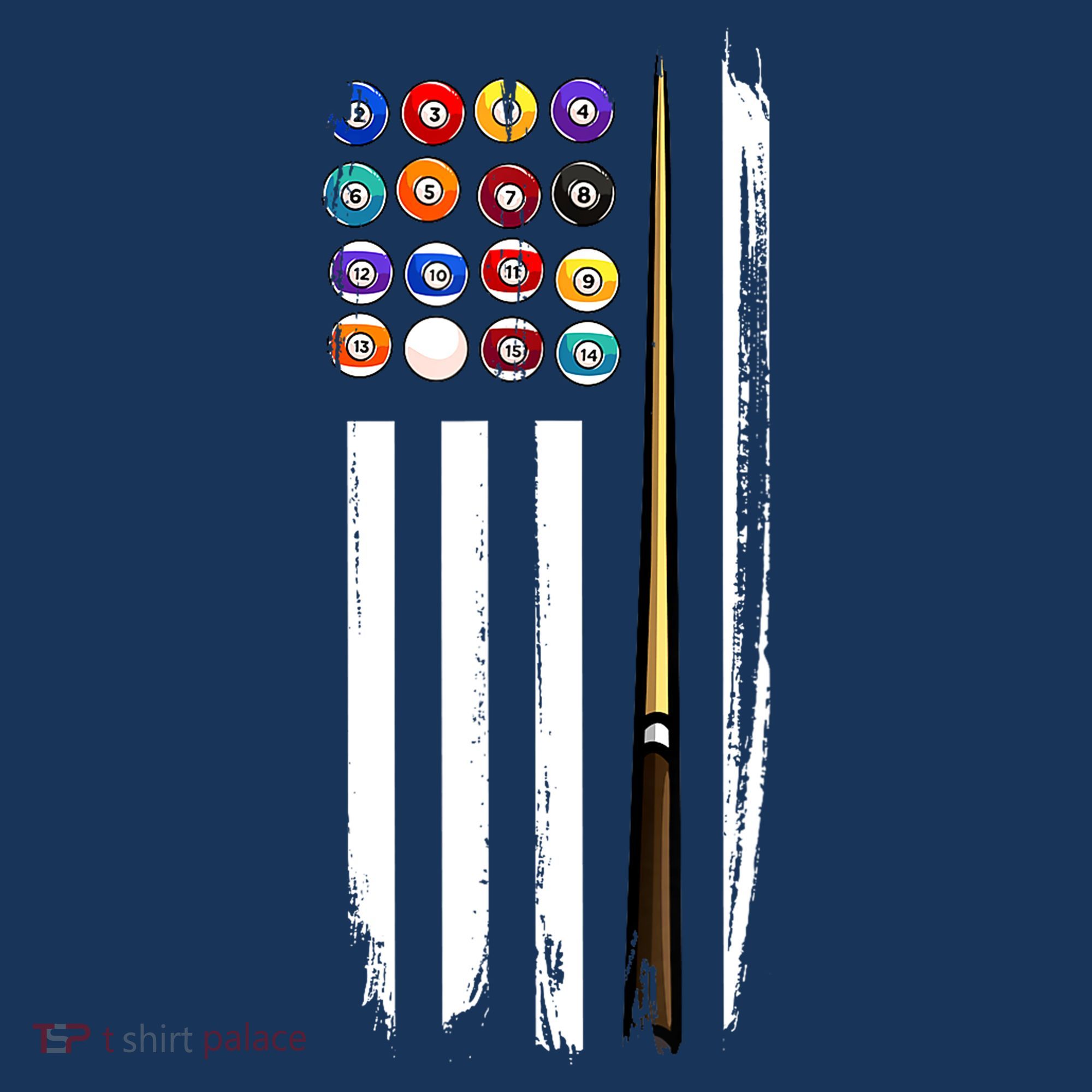 Usa Flag Pool Player Cute Cues Stick Best Gift For Player Visor