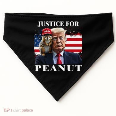 Ustice For Peanut And Fred USA-Made Doggie Bandana