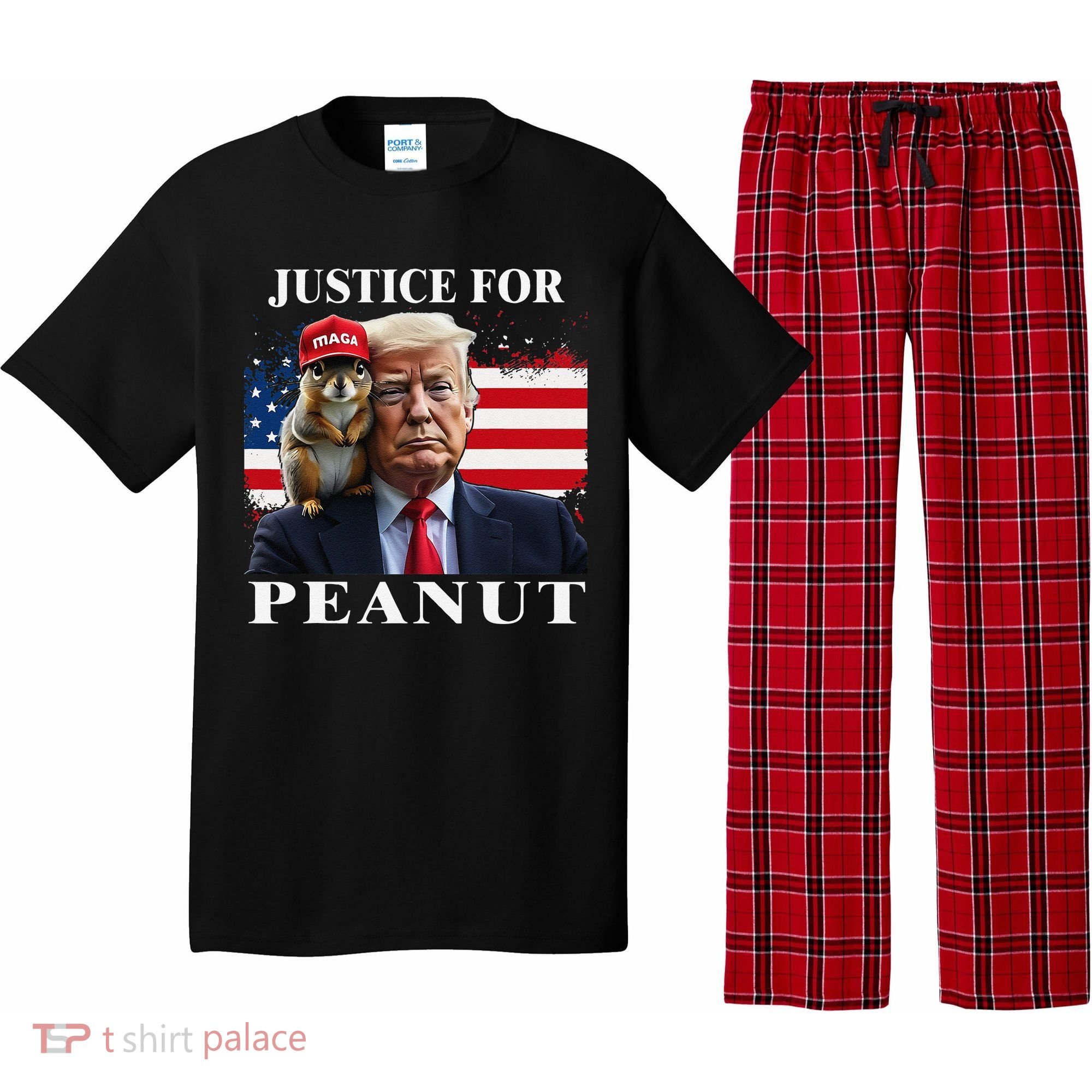 Ustice For Peanut And Fred Pajama Set
