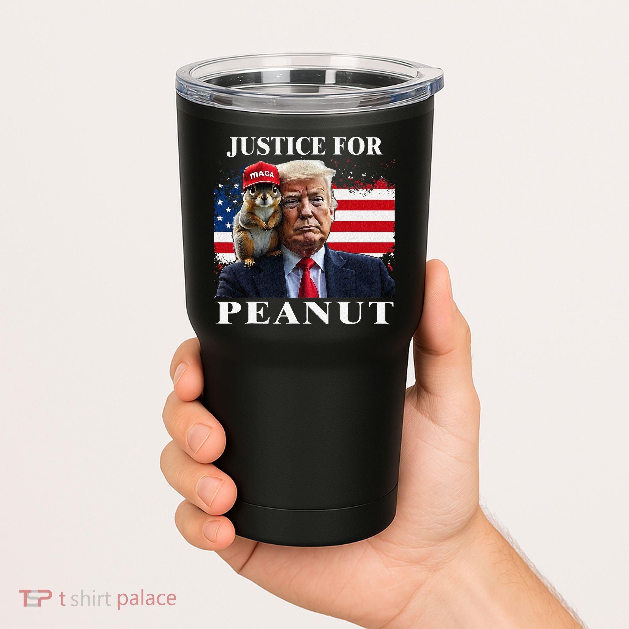 Ustice For Peanut And Fred Tumbler