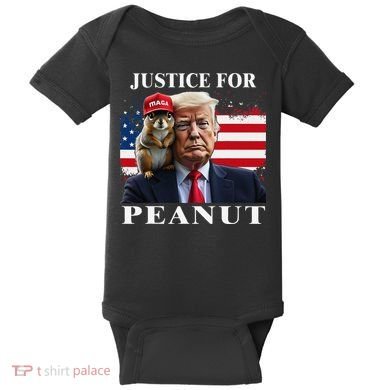 Ustice For Peanut And Fred Baby Bodysuit