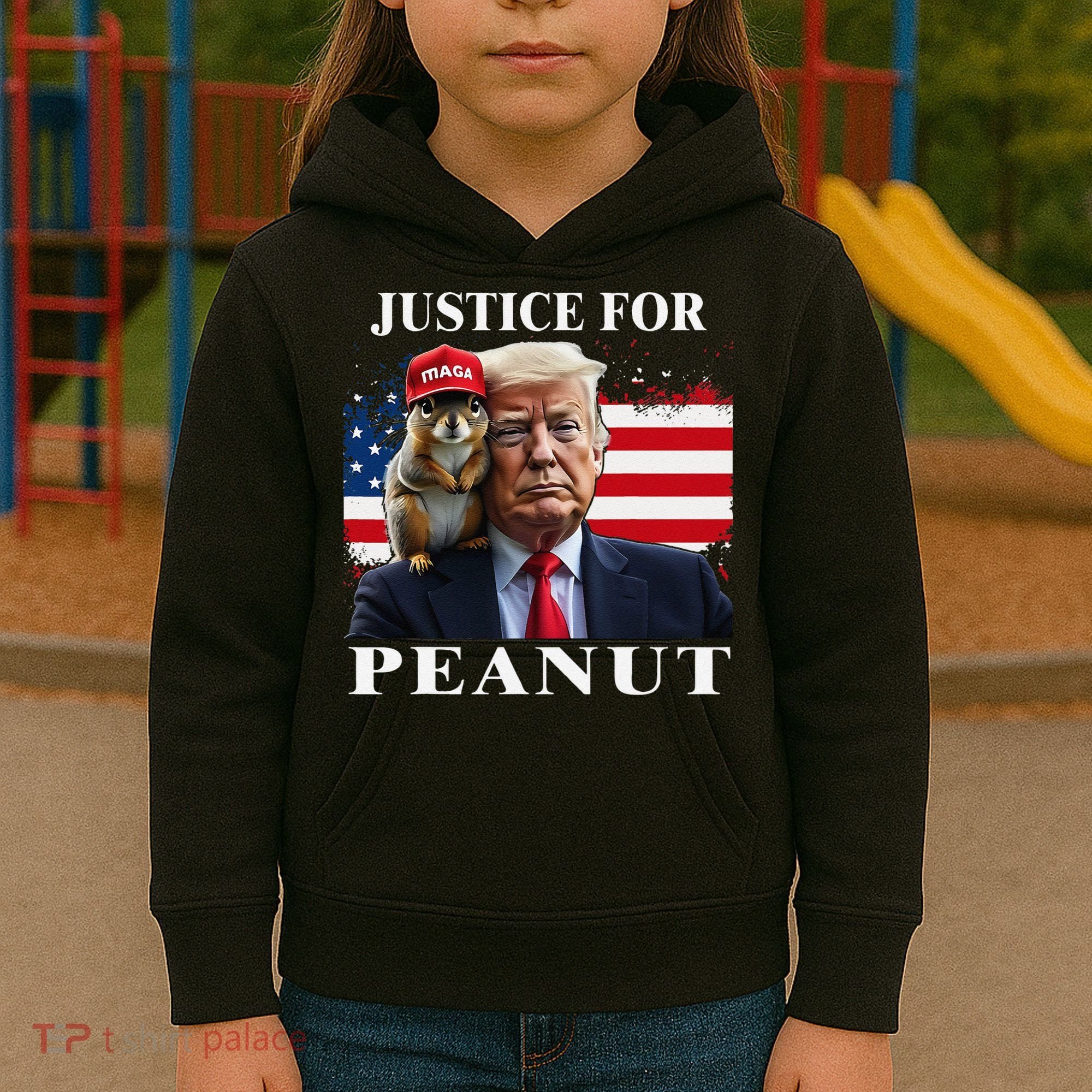 Ustice For Peanut And Fred Kids Hoodie