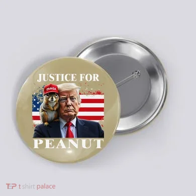 Ustice For Peanut And Fred Button
