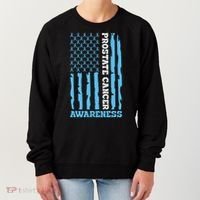 USA Flag Prostate Cancer Awareness Women's Sweatshirt thumb 0
